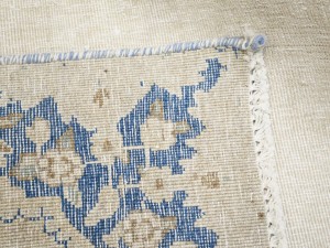 Antique Muted Floral 8'5X11'7 Distressed Vintage Oriental Rug