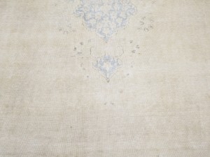 Antique Muted Floral 8'5X11'7 Distressed Vintage Oriental Rug
