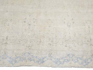 Antique Muted Floral 8'5X11'7 Distressed Vintage Oriental Rug