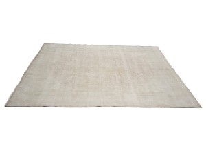 Antique Muted Floral 10X13 Distressed Vintage Oriental Rug