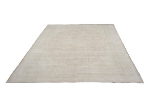Antique Muted Floral 10X13 Distressed Vintage Oriental Rug