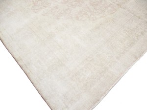 Antique Muted Floral 10X13 Distressed Vintage Oriental Rug