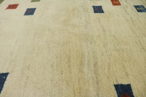 Begie Tribal 5X7 Gabbeh Persian Rug