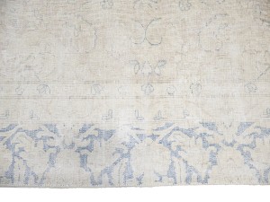 Antique Muted Floral 8'6X12'6 Distressed Vintage Oriental Rug