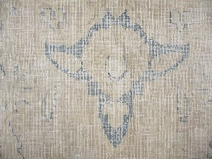 Antique Muted Floral 8'6X12'6 Distressed Vintage Oriental Rug