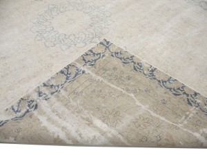 Antique Muted Floral 8'6X12'6 Distressed Vintage Oriental Rug