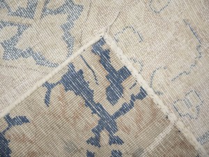 Antique Muted Floral 8'6X12'6 Distressed Vintage Oriental Rug