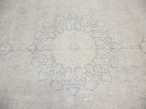 Antique Muted Floral 8'6X12'6 Distressed Vintage Oriental Rug