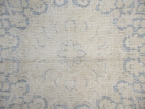 Antique Muted Floral 8'6X12'6 Distressed Vintage Oriental Rug