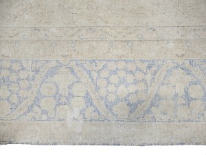 Antique Muted Floral 9'3X12'7 Distressed Vintage Oriental Rug