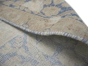 Antique Muted Floral 9'3X12'7 Distressed Vintage Oriental Rug