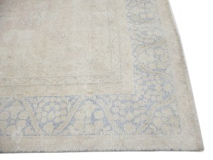 Antique Muted Floral 9'3X12'7 Distressed Vintage Oriental Rug