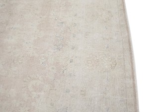 Antique Muted Floral 9'6X12'8 Distressed Vintage Oriental Rug