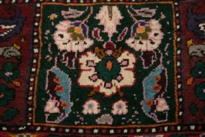 Cream Vintage Floral 4X5 Tribal Bakhtiari Persian Oriental Rug