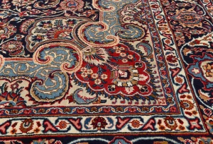 Vintage Traditional Floral 10X13 Kashmar Persian Rug