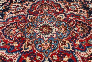 Vintage Traditional Floral 10X13 Kashmar Persian Rug
