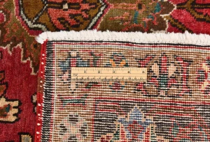 Vintage Red Floral 8X12 Heriz Persian Rug