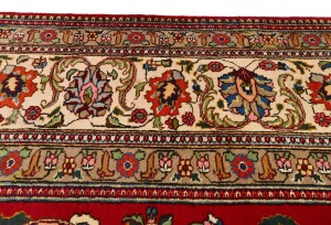 Vintage Red Traditional 10X13 Tabriz Persian Rug
