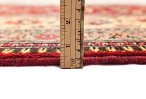 Vintage Red Traditional 10X13 Tabriz Persian Rug