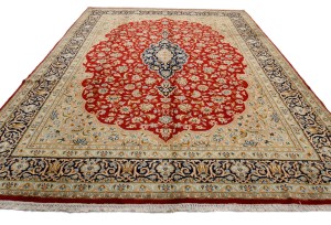 Vintage Traditional Floral 9X12 Kerman Persian Rug