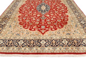 Vintage Traditional Floral 9X12 Kerman Persian Rug