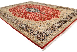 Vintage Traditional Floral 9X12 Kerman Persian Rug