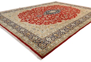 Vintage Traditional Floral 9X12 Kerman Persian Rug