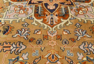 Vintage Floral Traditional 8X11 Heriz Persian Rug