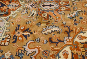 Vintage Floral Traditional 8X11 Heriz Persian Rug