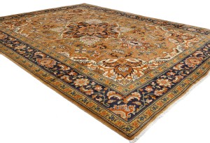 Vintage Floral Traditional 8X11 Heriz Persian Rug