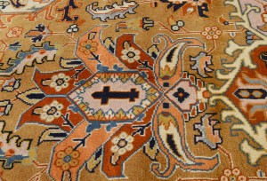 Vintage Floral Traditional 8X11 Heriz Persian Rug