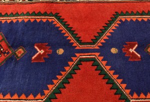 Semi Antique Tribal Red 3'5X9'3 Hamedan Persian Runner Rug