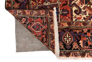 Vintage Red Geometric 7X10 Heriz Persian Rug