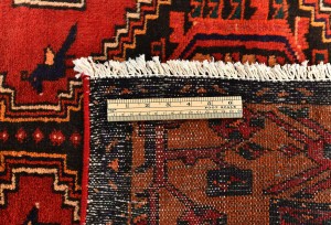 Vintage Red Tribal 4X7 Hamedan Persian Rug