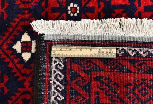 Vintage Red Tribal 4X8 Balouch Persian Rug