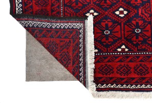 Vintage Red Tribal 4X8 Balouch Persian Rug