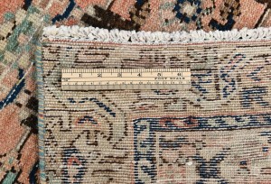 Semi Antique Muted Tribal 3X9'5 Distressed Vintage Oriental Runner Rug