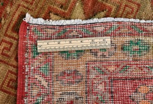 Antique Muted Red Tribal 4X11 Distressed Vintage Oriental Runner Rug