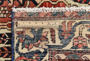 Semi Antique Pictorial Floral 5X10 Distressed Vintage Oriental Rug