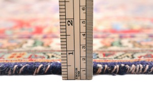 Antique Muted Purple-navy Floral 10X13 Distressed Vintage Oriental Rug