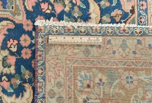 Antique Muted Floral 9'5X12'6 Distressed Vintage Oriental Rug