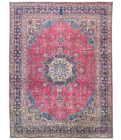 Semi Antique Vintage Traditional Floral 9X12 Extra Large Oriental Rug