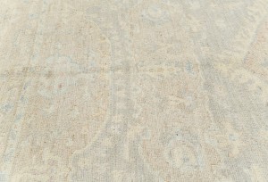 Taupe Floral Oushak Peshawar 8X10 Pakistan Oriental Rug