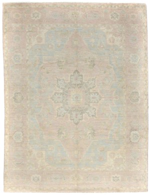 Traditional Floral Oushak Peshawar 9X12 Pakistan Oriental Rug