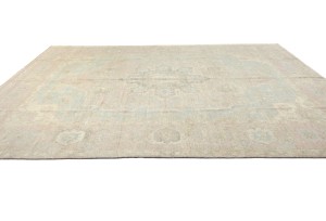 Traditional Floral Oushak Peshawar 9X12 Pakistan Oriental Rug