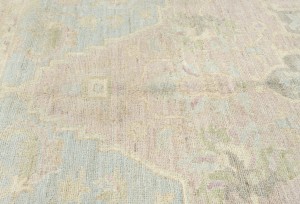 Traditional Floral Oushak Peshawar 9X12 Pakistan Oriental Rug