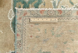 Semi Antique Muted Floral 10X13 Distressed Vintage Oriental Rug