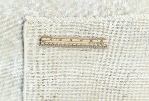 Antique Muted Beige Floral 9'8X12'5 Distressed Vintage Oriental Rug