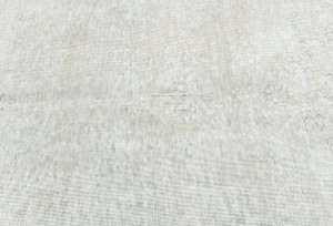 Antique Muted Beige Floral 9'8X12'5 Distressed Vintage Oriental Rug