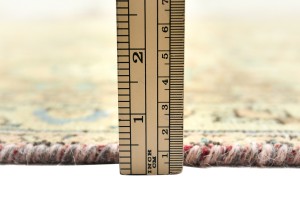 Antique Muted Floral 10X13 Distressed Vintage Oriental Rug